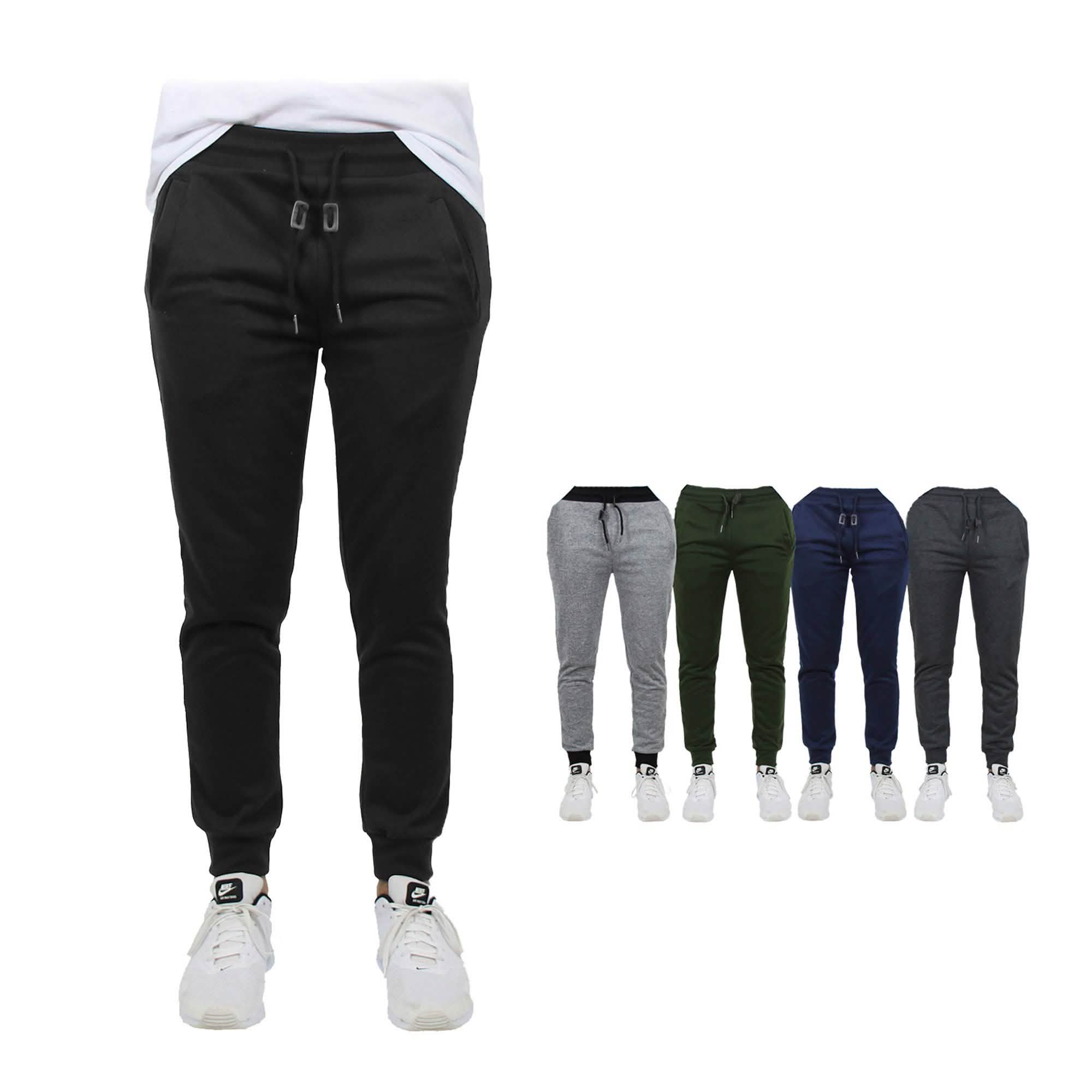 2-Pack: Men's Slim-Fit French Terry Jogger Lounge Pants