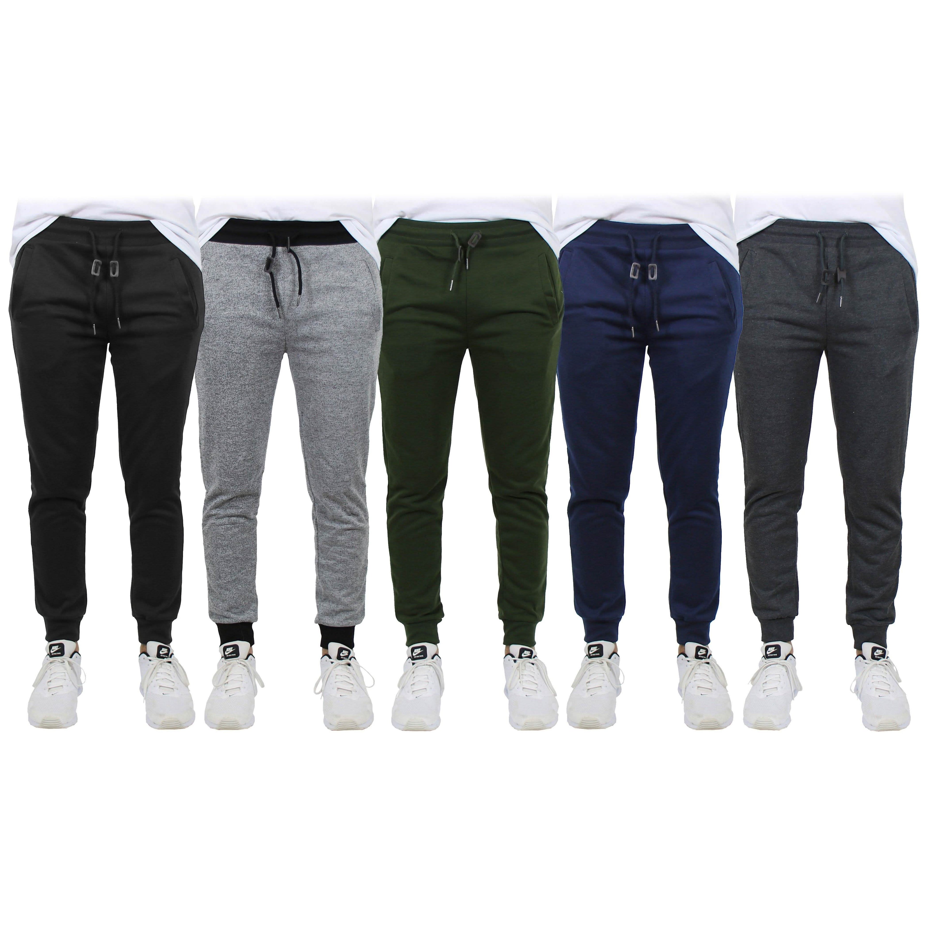 2-Pack: Men's Slim-Fit French Terry Jogger Lounge Pants