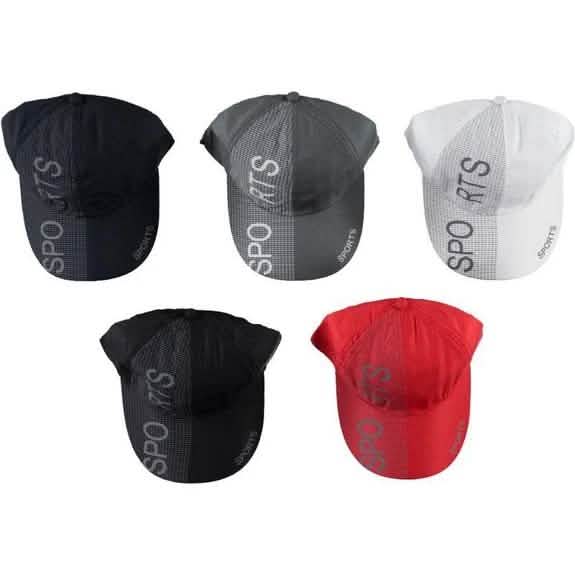 2-Pack: Mens Sport Adjustable Hat