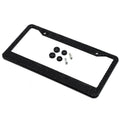 2-Pack: Metal License Plate Frame With Glitter Bling Rhinestone Diamonds