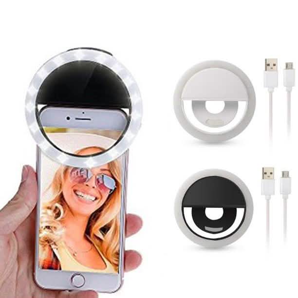 2-Pack: Mobile Ring Light Portable Selfie LED Light Ring Camera Flash