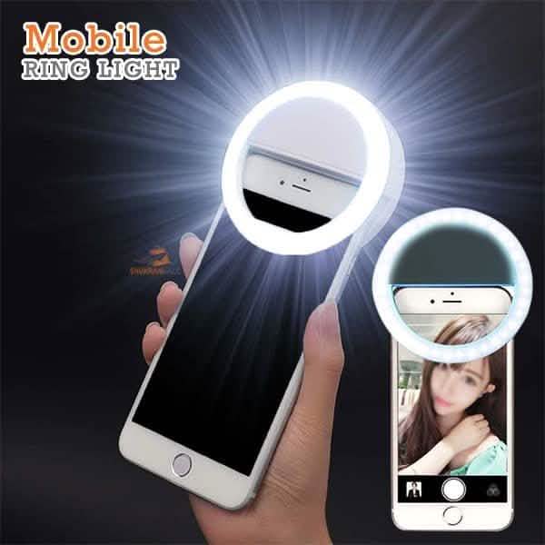2-Pack: Mobile Ring Light Portable Selfie LED Light Ring Camera Flash