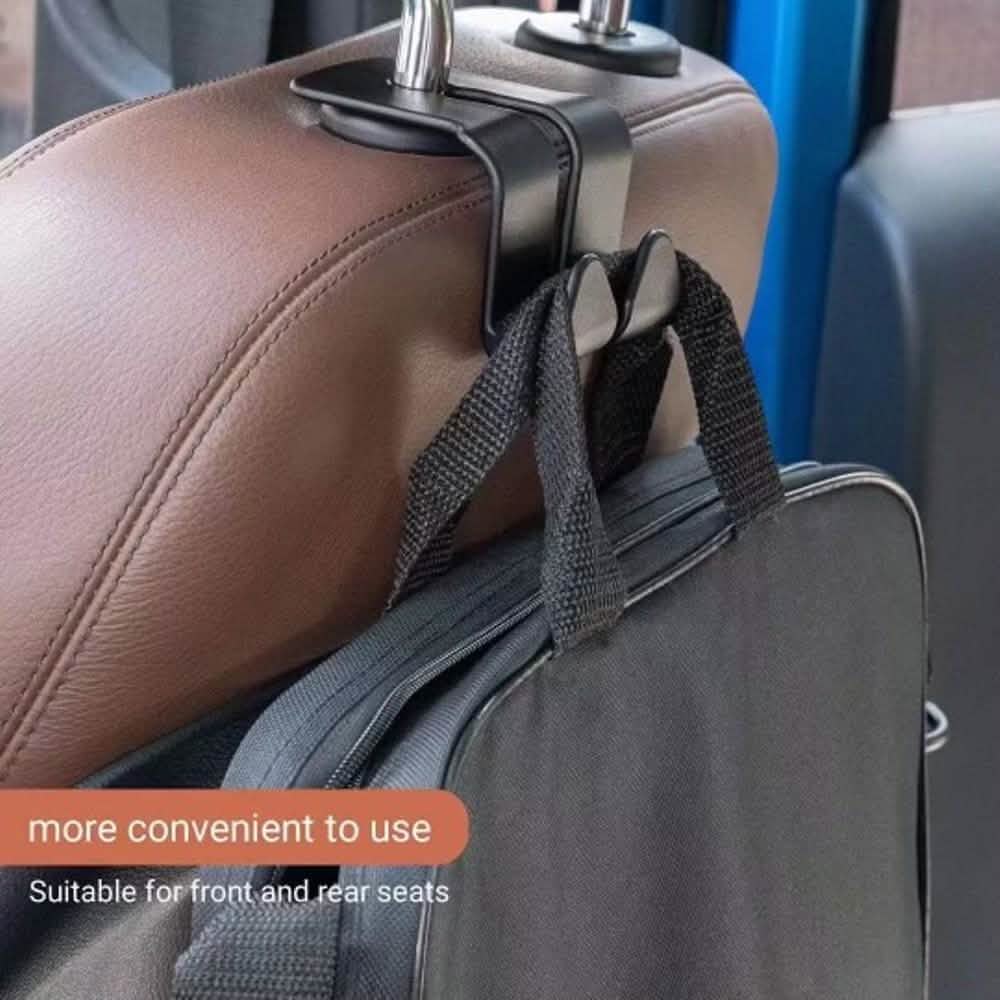 2 Pack: Multi-functional Vehicle Back Seat Hook