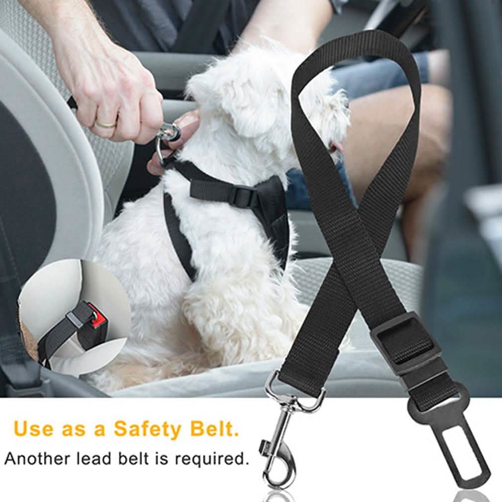 2-Pack: Multipurpose Pet Safety Vehicle Seat Belt