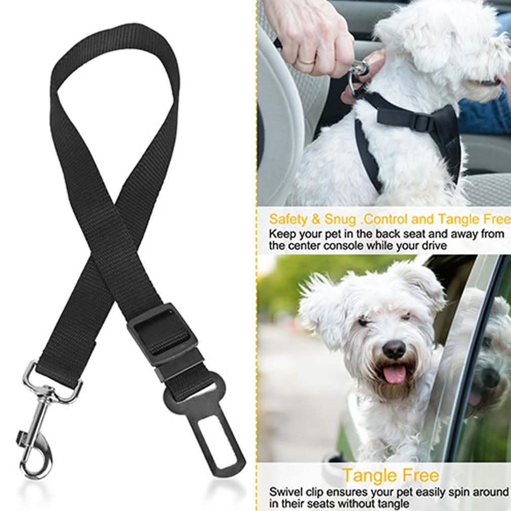 2-Pack: Multipurpose Pet Safety Vehicle Seat Belt