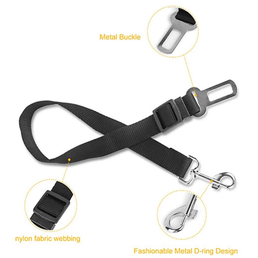 2-Pack: Multipurpose Pet Safety Vehicle Seat Belt