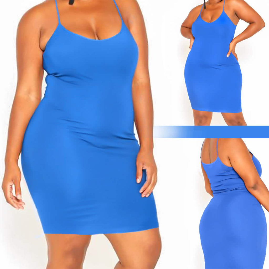 2-Pack: Mystery Deal: Ladies Seamless Long Poly Camisole Dress
