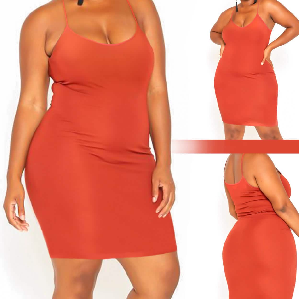 2-Pack: Mystery Deal: Ladies Seamless Long Poly Camisole Dress