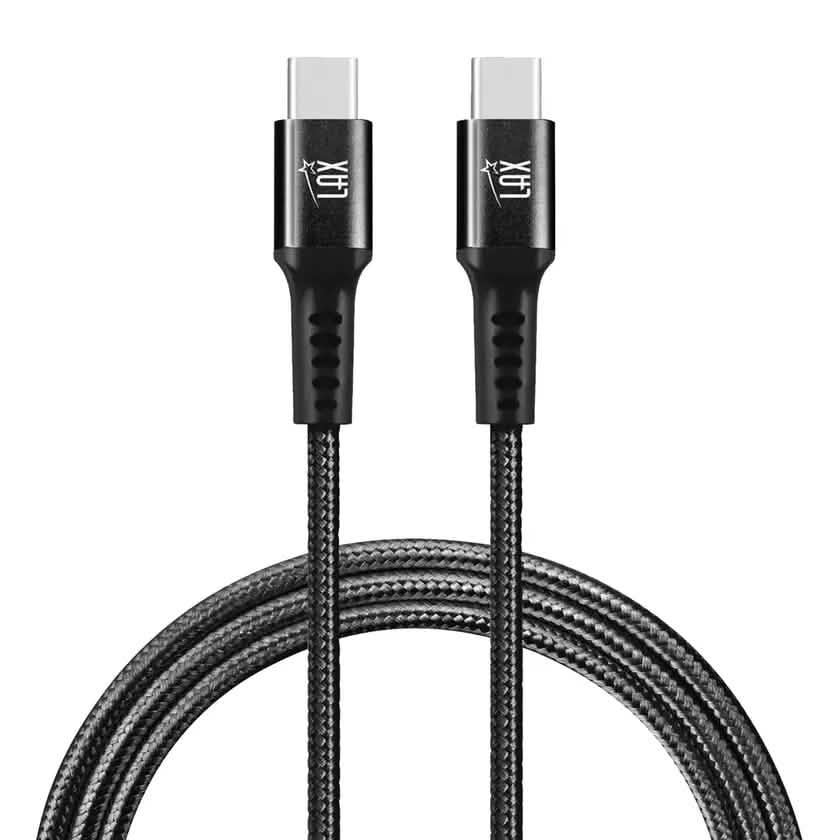 2-Pack: Nylon USB C to USB C Cable 6 Ft. 60W