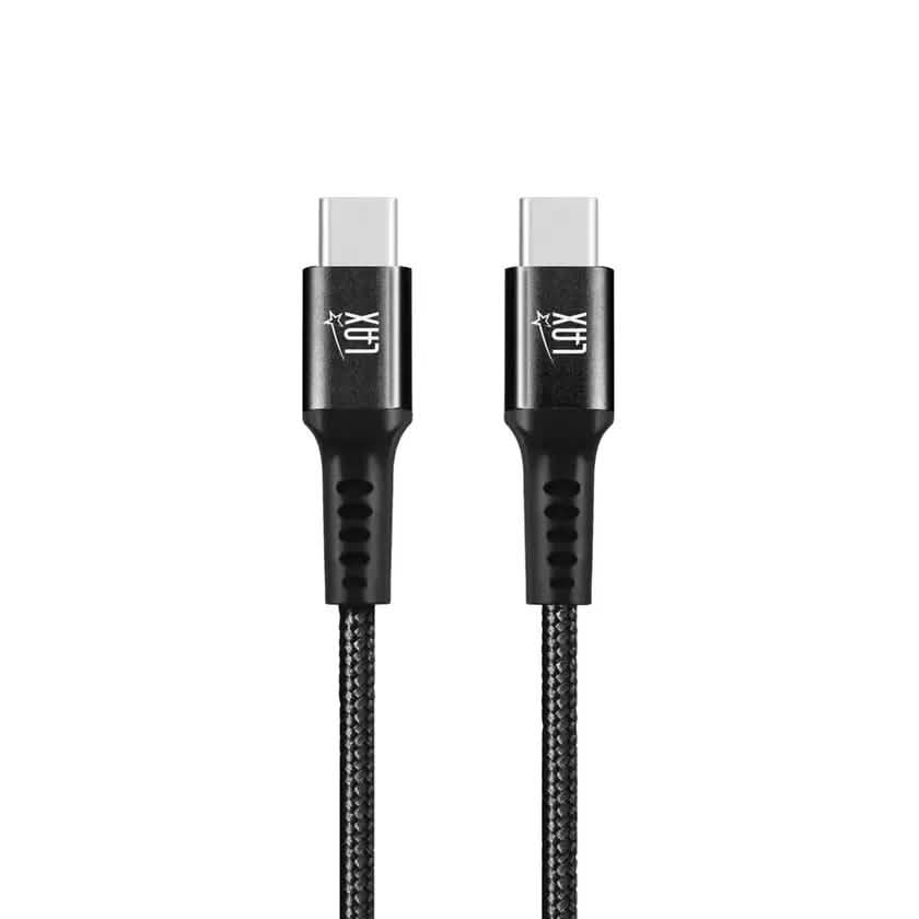 2-Pack: Nylon USB C to USB C Cable 6 Ft. 60W