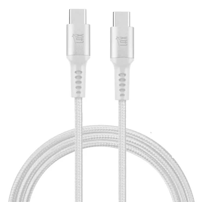 2-Pack: Nylon USB C to USB C Cable 6 Ft. 60W