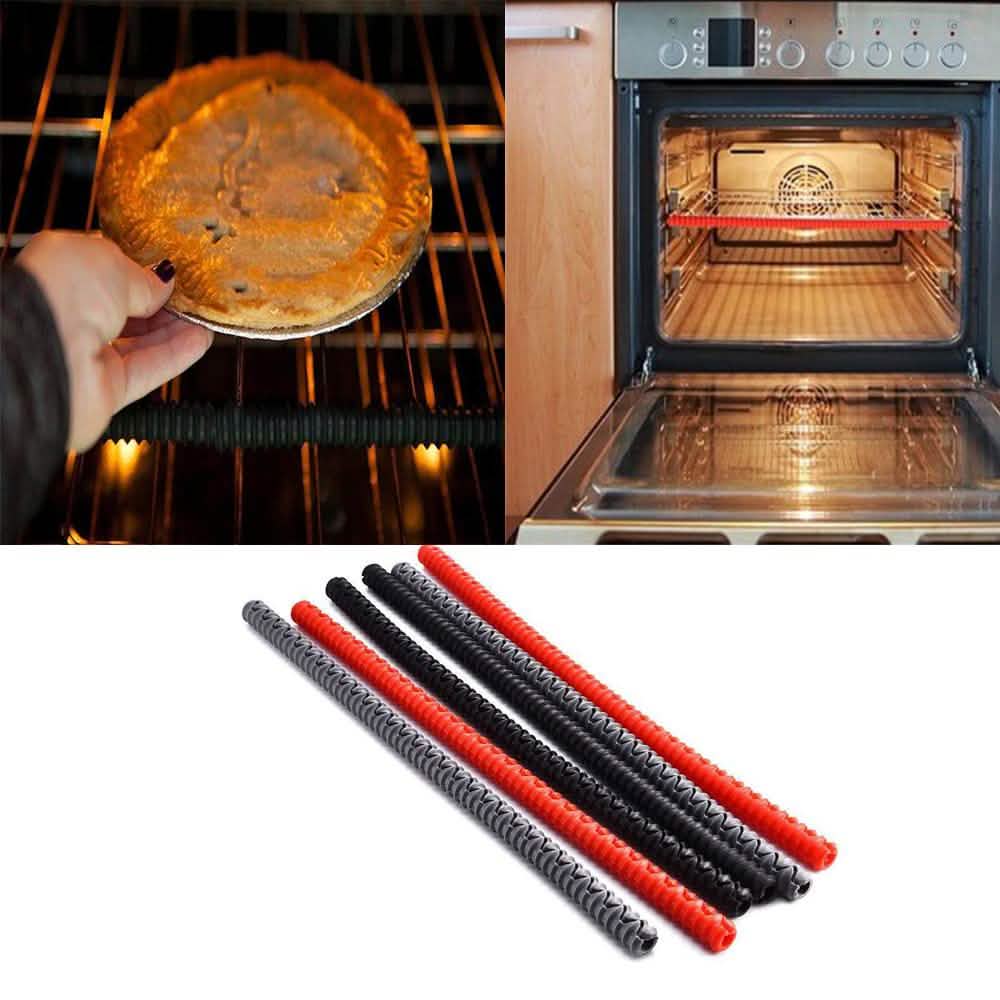 2-Pack: Oven Shelf Protection Heat Resistant Silicon Strips