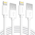 2-Pack: Overtime Apple MFI Certified iPhone Charger Lightning Cable 10 Foot