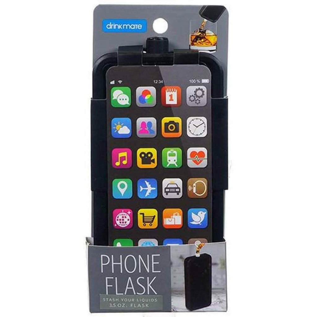 2-Pack: Phone Flask 3.5oz Liquid Drink Booze Container