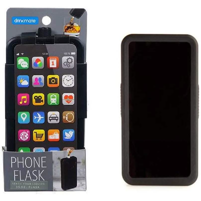 2-Pack: Phone Flask 3.5oz Liquid Drink Booze Container