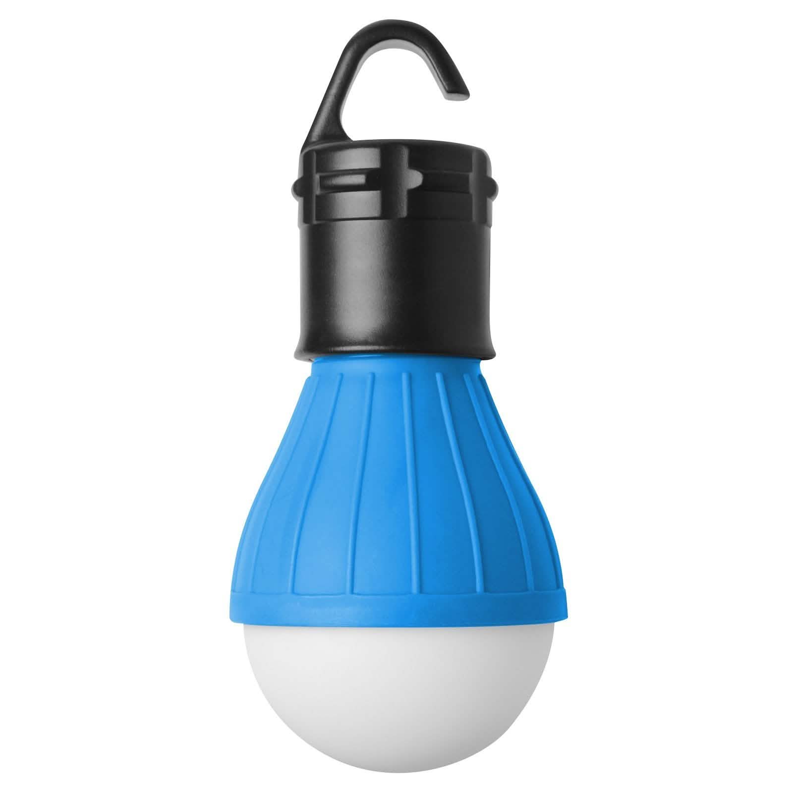 2-Pack: Portable Emergency Light Bulb with Hook
