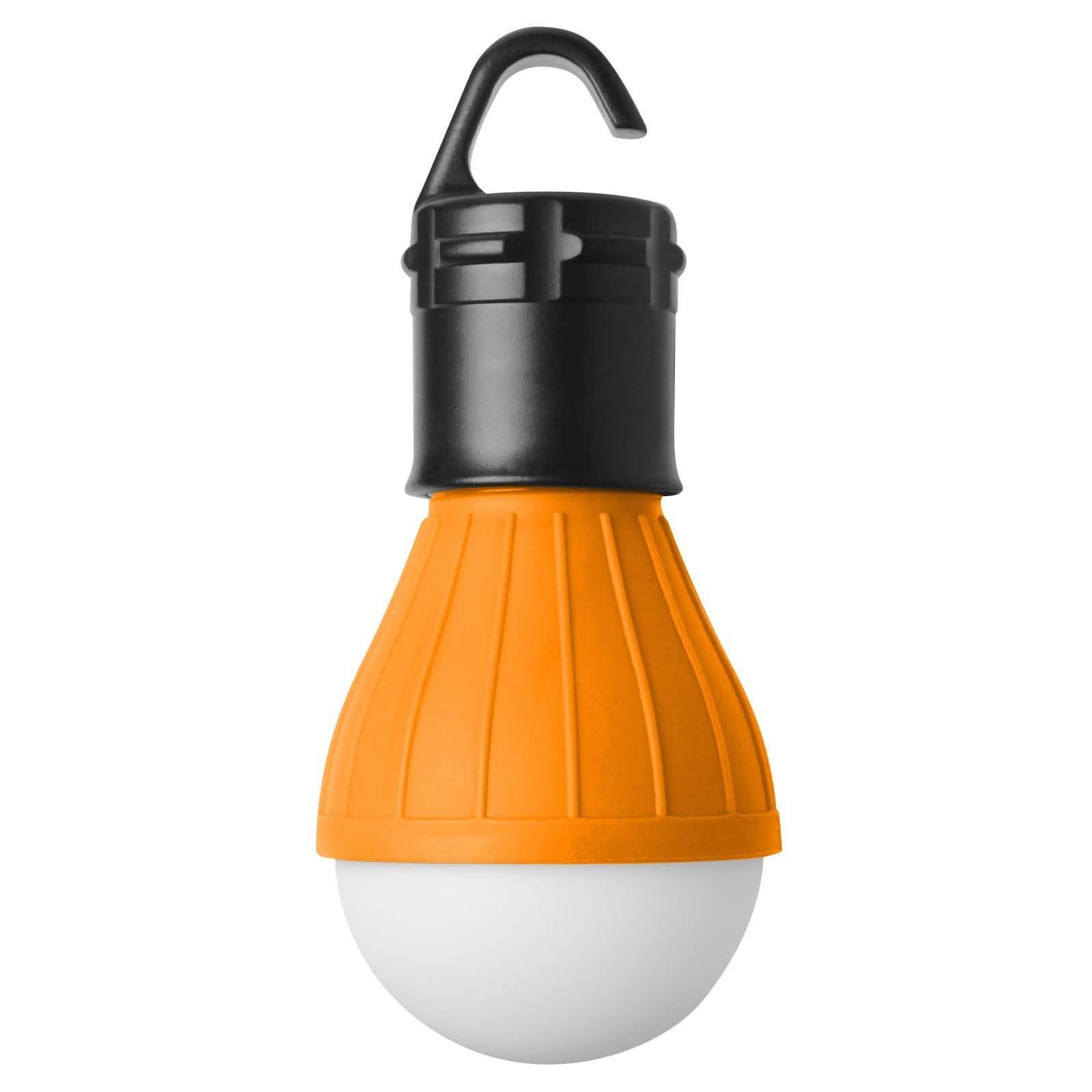 2-Pack: Portable Emergency Light Bulb with Hook