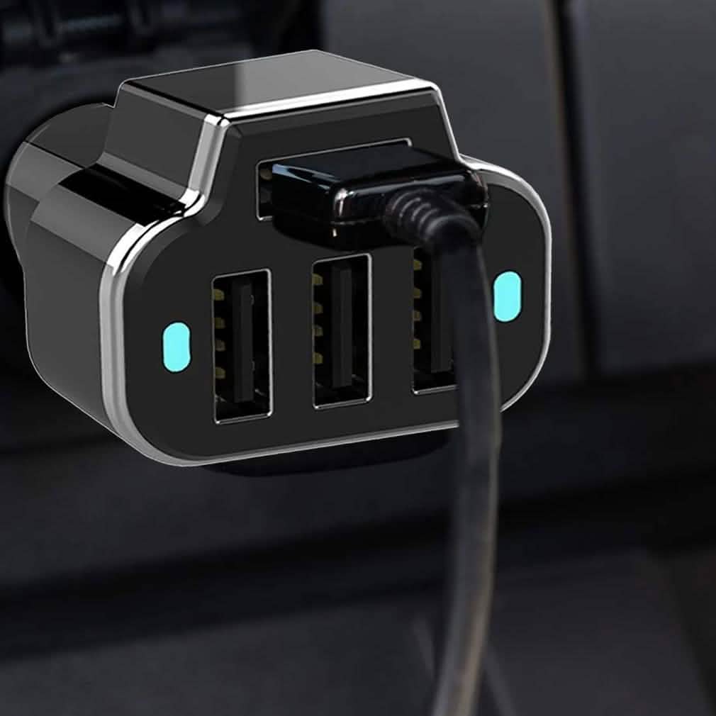 2-Pack: PowerUp 4 USB Port Car Charger Adapter