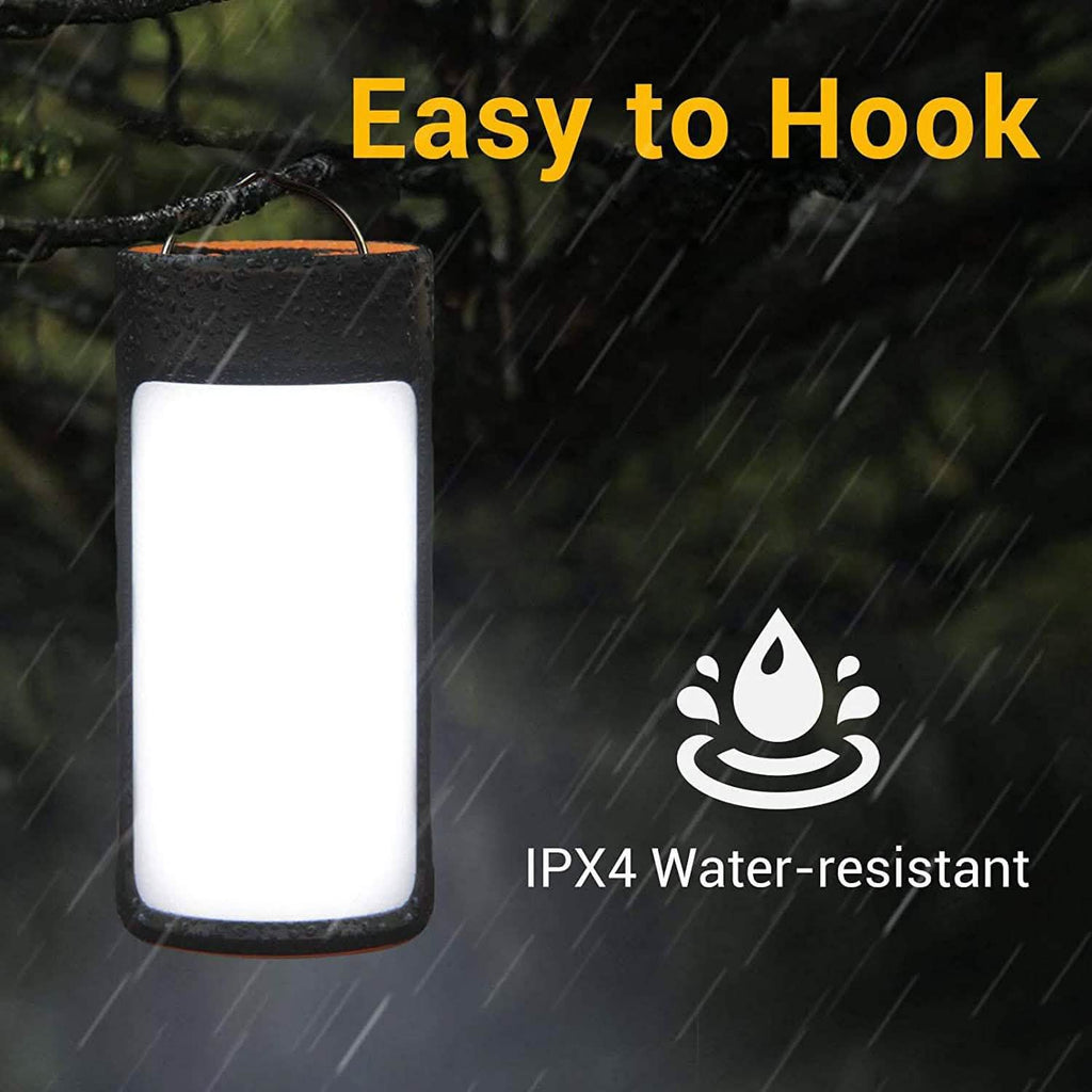 2-Pack: Rechargeable LED Camping Lantern