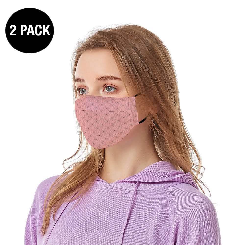 2-Pack: Reusable Ear Loop Face Mask