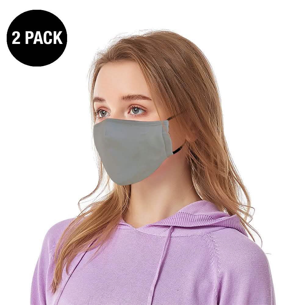 2-Pack: Reusable Ear Loop Face Mask