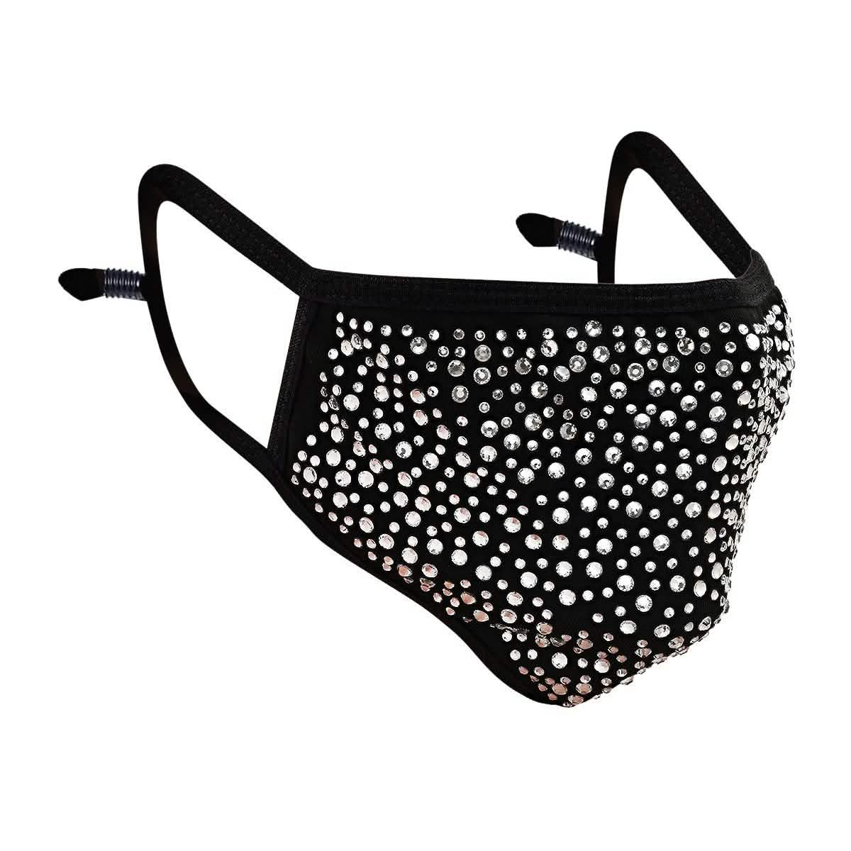 2-Pack: Reusable Washable Fitted Crystal Masks