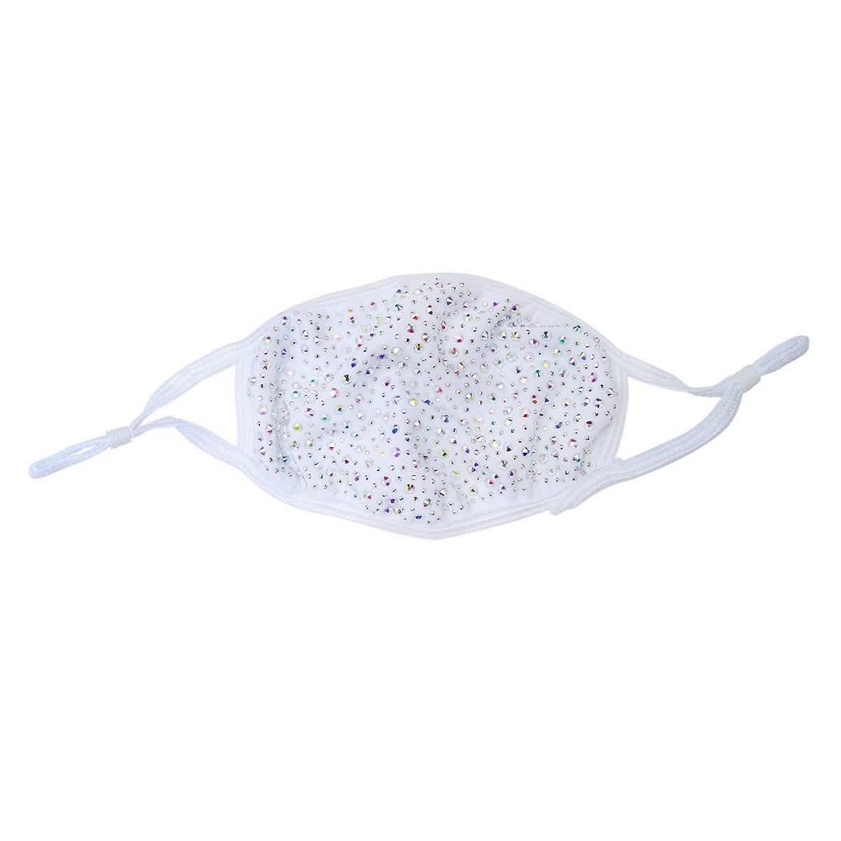 2-Pack: Reusable Washable Fitted Crystal Masks