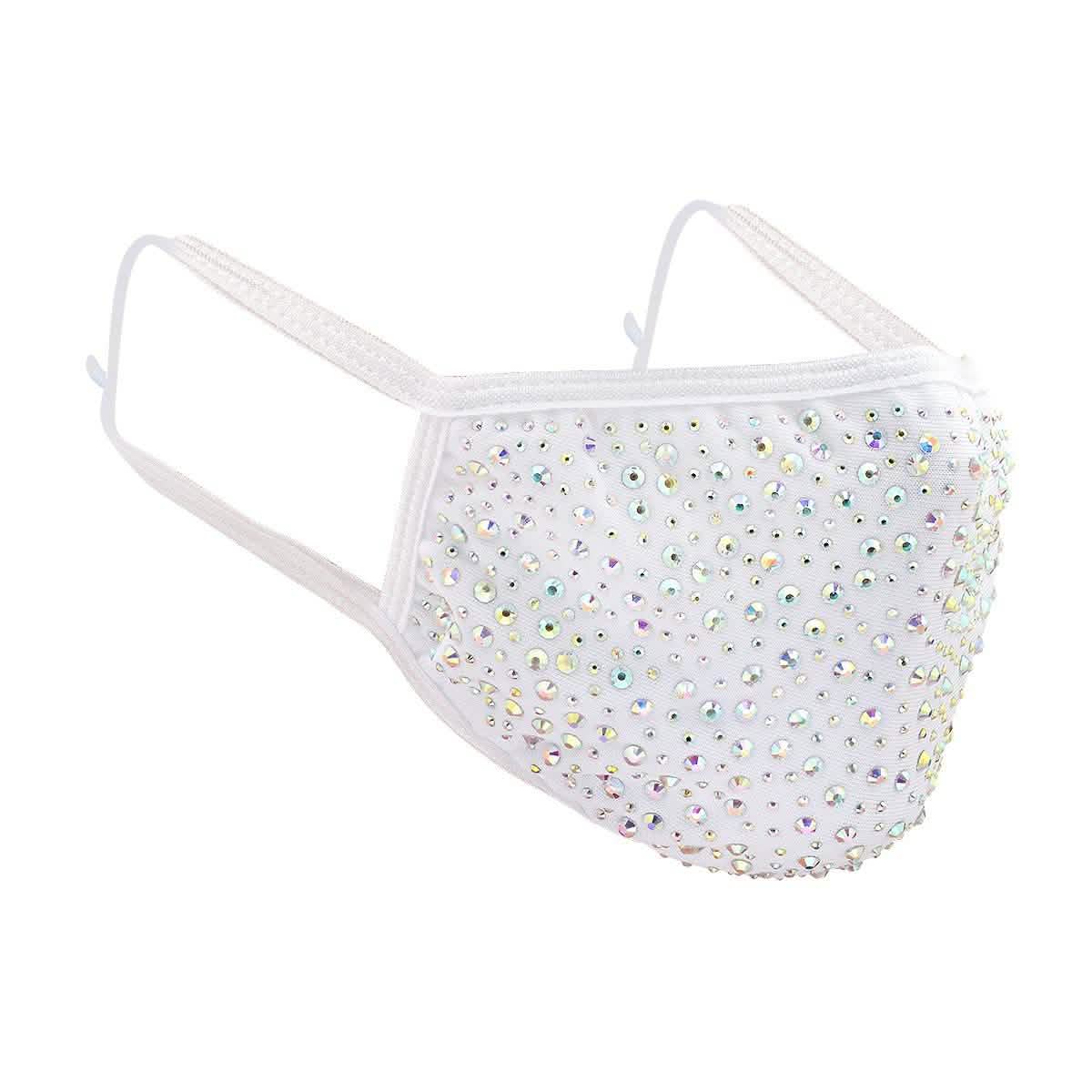 2-Pack: Reusable Washable Fitted Crystal Masks