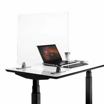 2-Pack: Seville Classics UltraShield Table Top Shield