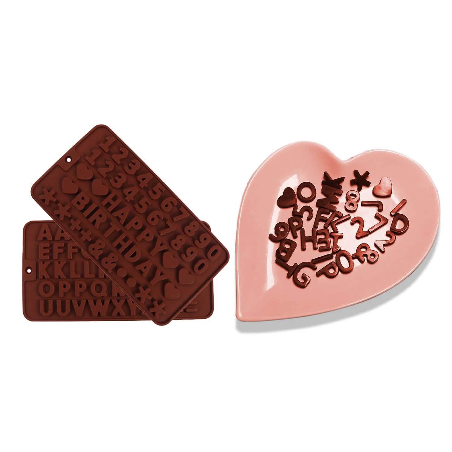 2-Pack: Silicone Chocolate Ice Decoration Tray
