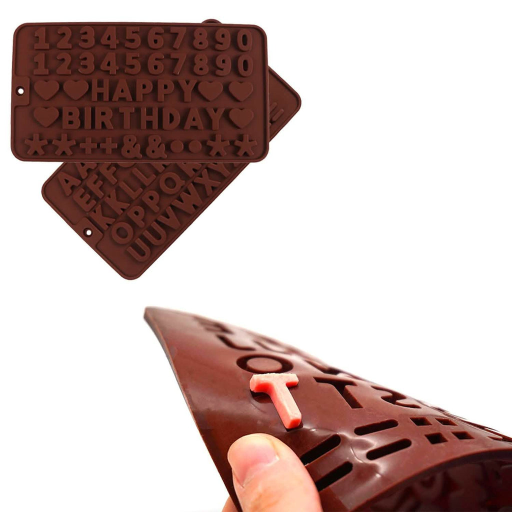 2-Pack: Silicone Chocolate Ice Decoration Tray