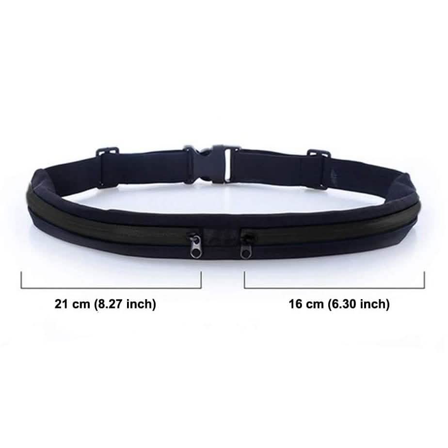 2-Pack: Slim Waist Pocket Running Belt