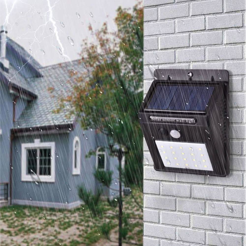 2-Pack: Solar Powered LED Wall Light