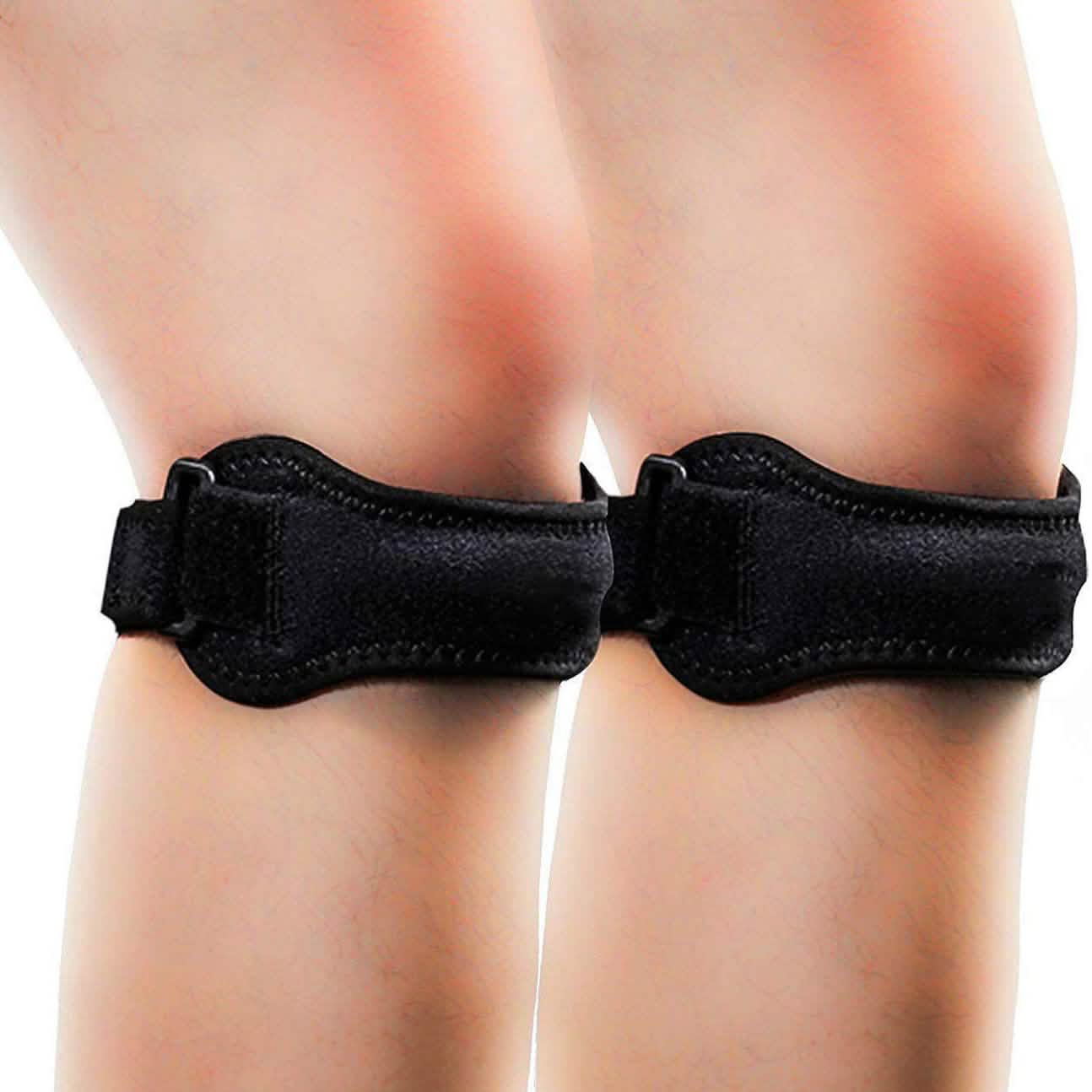 2-Pack: Stabilizer Straps for Knee and Patella Pain Relief