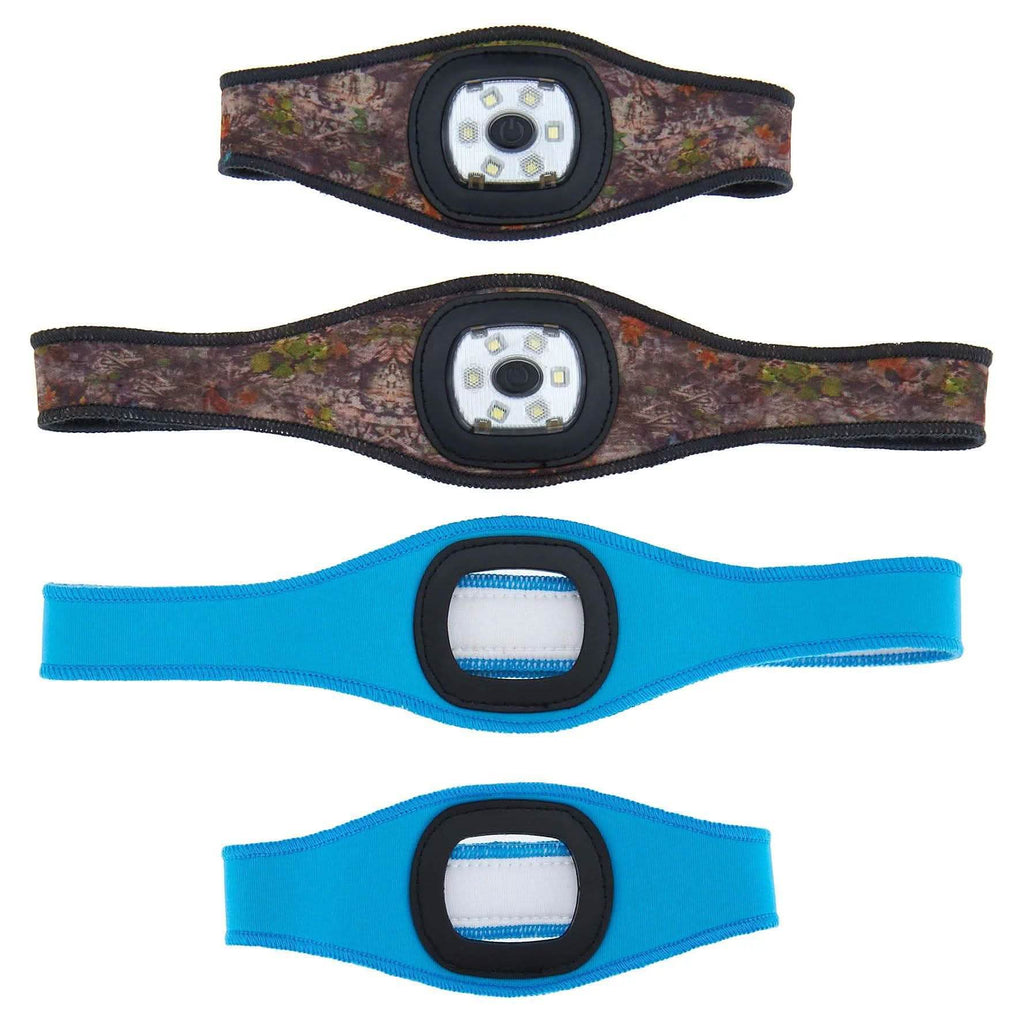 2-Pack: Stanley Rechargeable Ultra Bright Headband LED Lights with Armbands