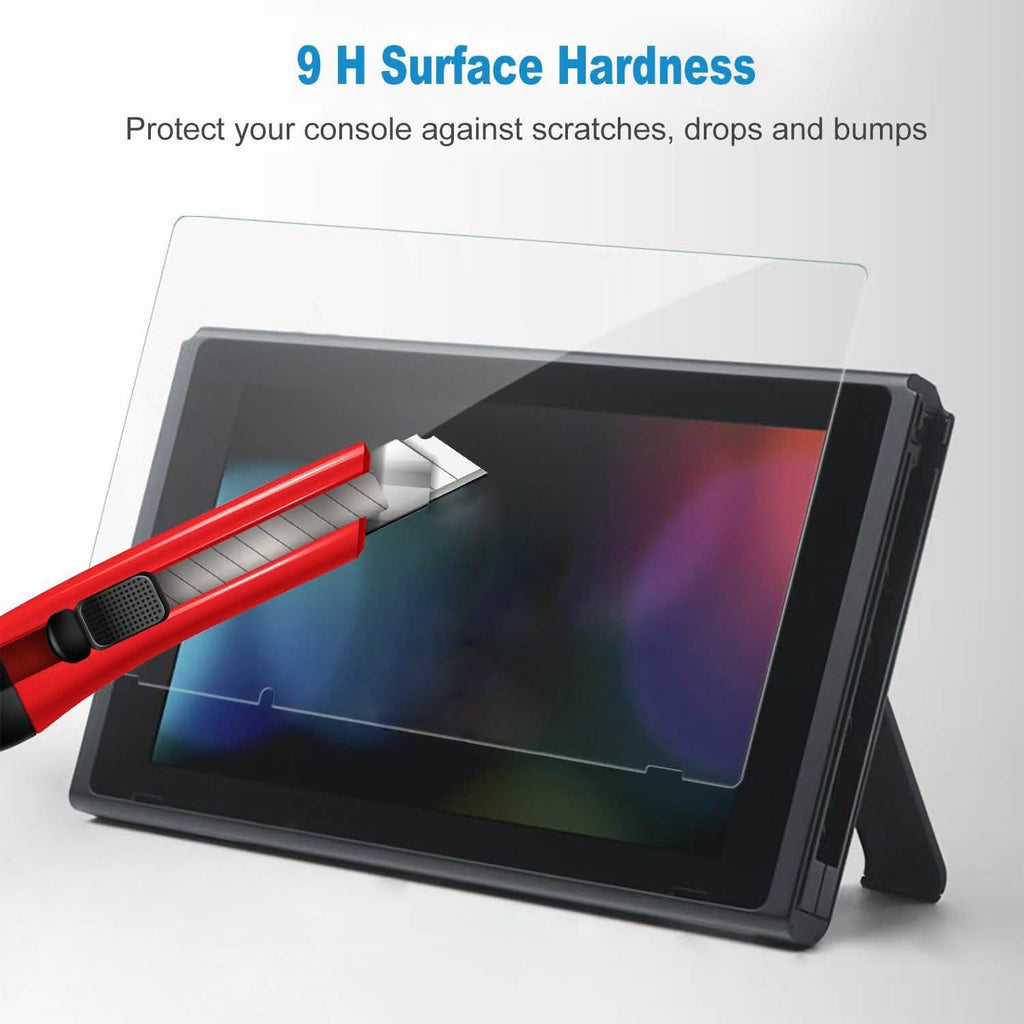 2-Pack: Tempered Glass Screen Protector for Nintendo Switch