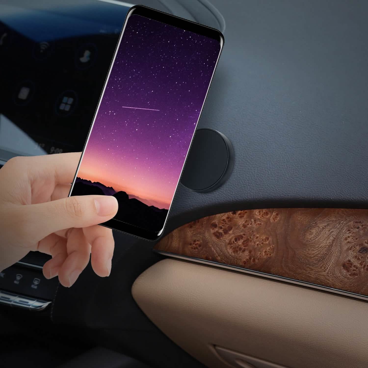 2-Pack: Universal Magnetic Car Mounts Dashboard