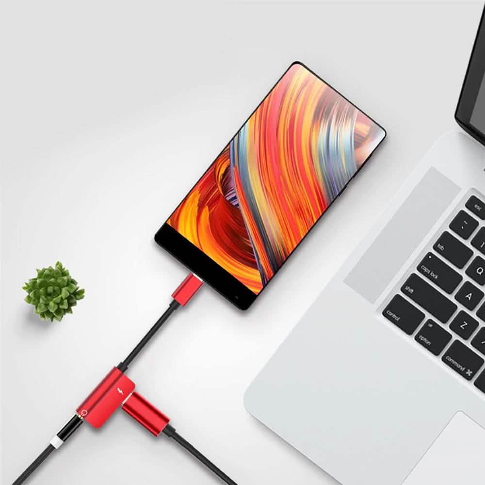 2-Pack: USB-C to 3.5mm Audio Plug Adapter