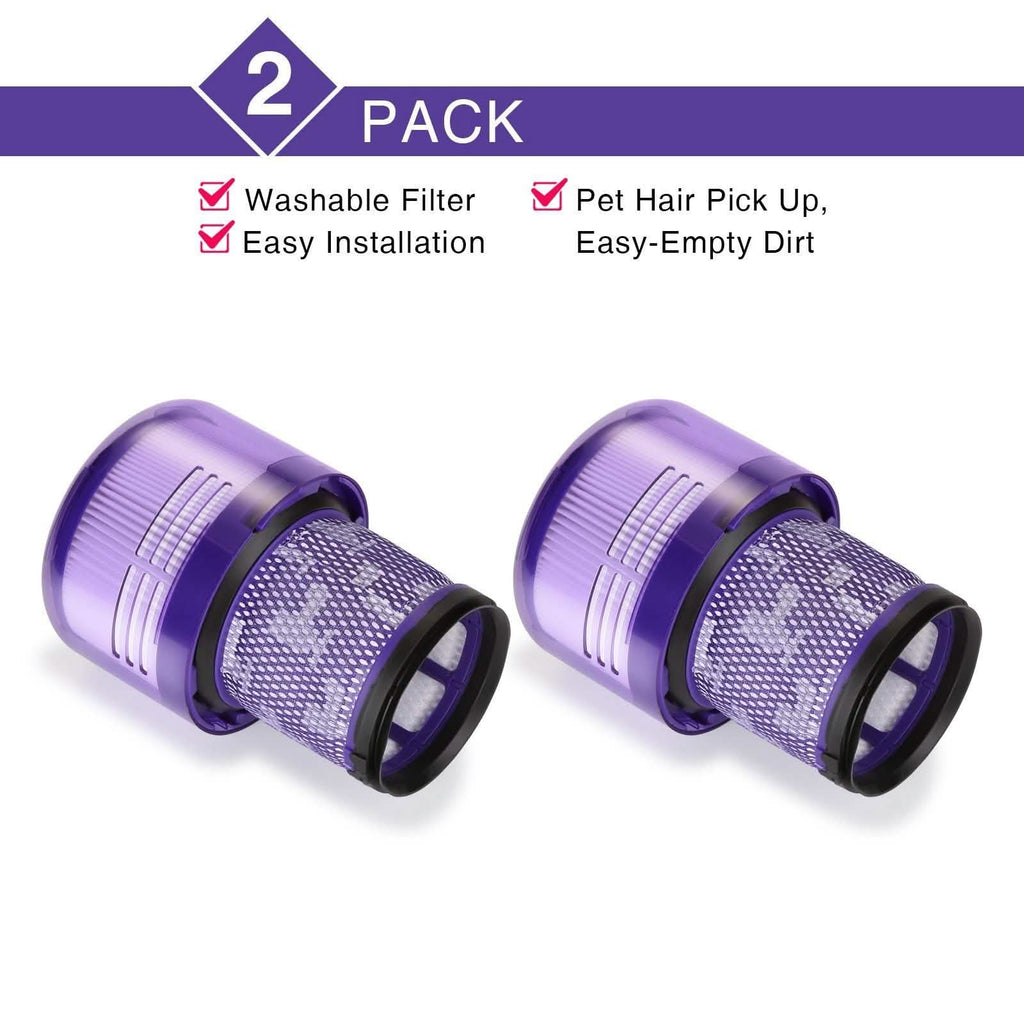 2-Pack: Vacuum Filter Replacement Suit for Dyson V11 Series