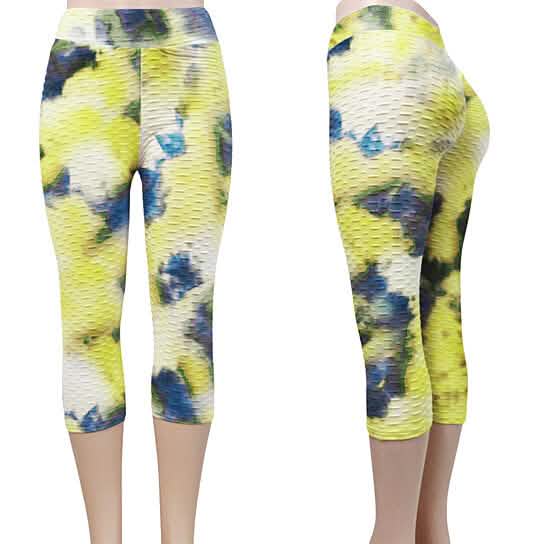 2-Pack: Women Butt Lifting Tie Dye Leggings
