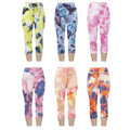 2-Pack: Women Butt Lifting Tie Dye Leggings