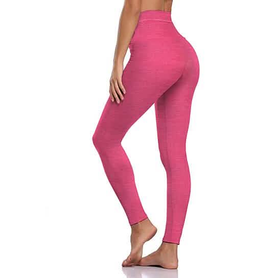 2-Pack: Women's Space Dye Seamless Ankle Length Lightweight Leggings