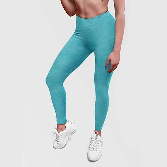 2-Pack: Women's Space Dye Seamless Ankle Length Lightweight Leggings