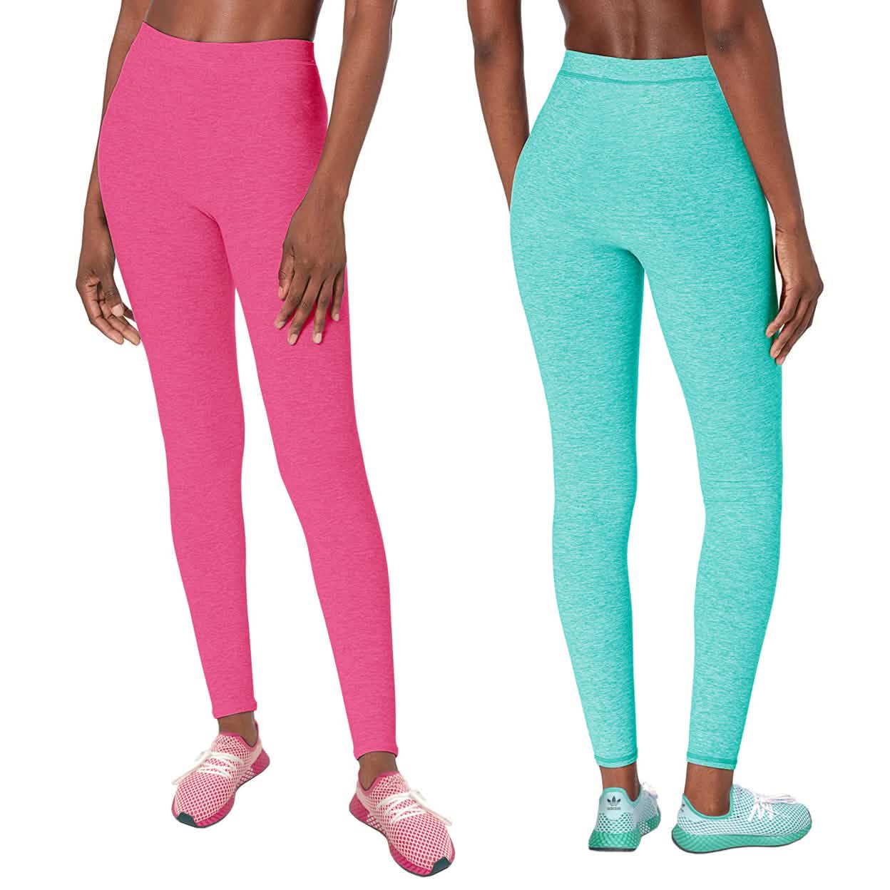 2-Pack: Women's Space Dye Seamless Leggings