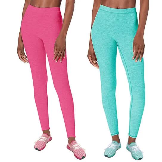 2-Pack: Women's Space Dye Seamless Leggings