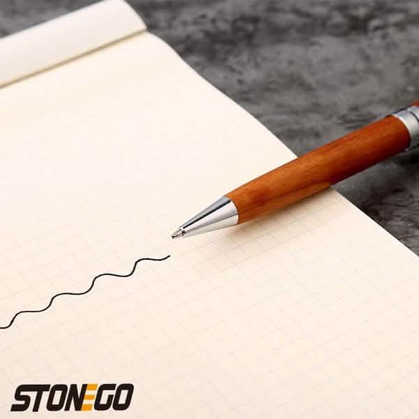2-Pack: Wooden Twist Ballpoint Pen