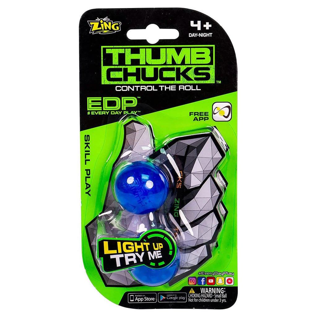 2-Pack: Zing Thumb Chucks Handheld Skill Toy