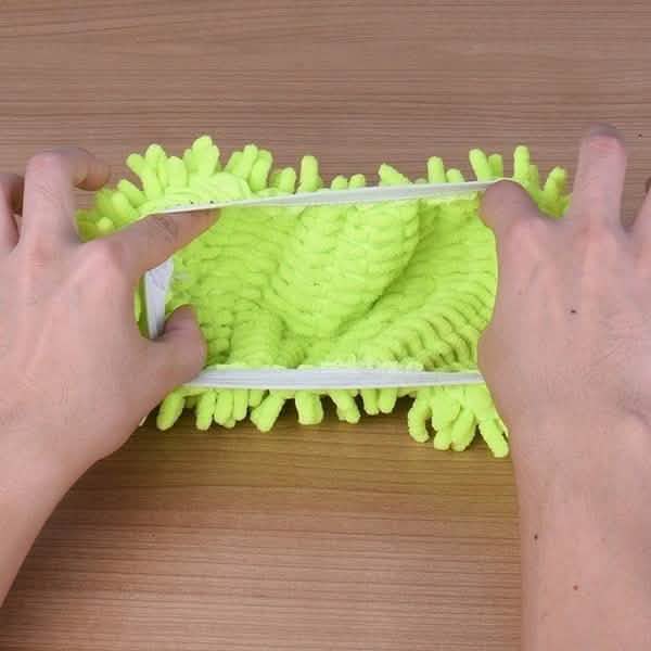 2-Pair: Multifunctional Mop Slipper Floor Polishing Cover Cleaner