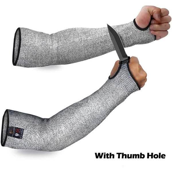 2-Pair: Safety Arm Sleeve Anti Cut Puncture Proof