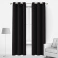 2-Panels: Deconovo Room Darkening Thermal Insulated Blackout Grommet Window Curtains
